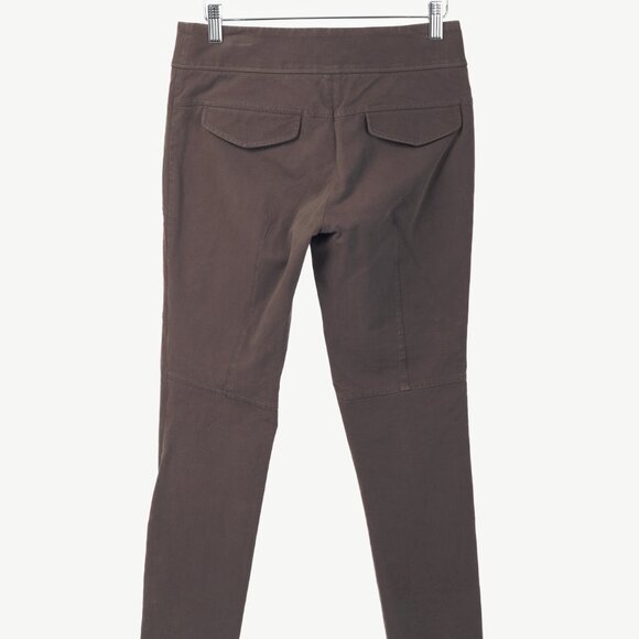 Brunello Cucinelli Brown Cotton-Twill Equestrian Trousers - Picture 2 of 11